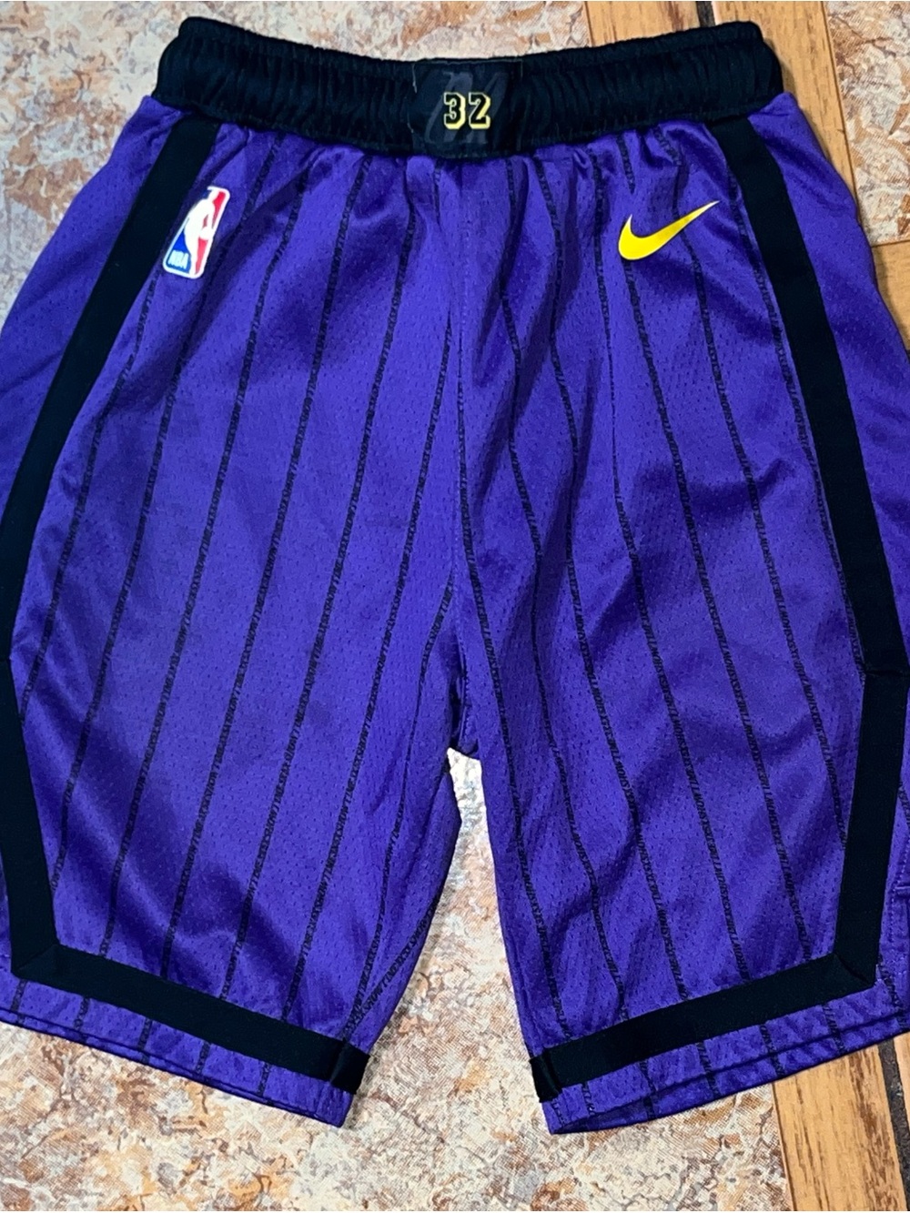 Authentic Lakers Shorts Lore Series edition Youth
